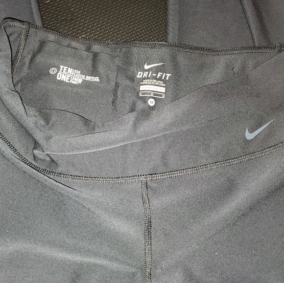 NIKE DRY FIT black pants size M - Picture 2 of 2